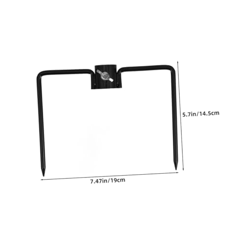 UPKOCH 2 Stück Wetterfester Erdspieß Eisen für Garten Fahnenhalter und Sonnenschirmständer Verstellbarer Bodeneinsatz für Stangen Robustes Outdoor Zubehör für Terrasse und von UPKOCH