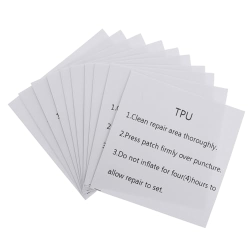 UPKOCH 20 Blatt Teiliges Reparaturset für Aufblasbare Produkte Selbstklebende Gummipatches und Langlebig Geeignet für Schwimmbecken Luftmatratzen Boote und Wasserspielzeug von UPKOCH