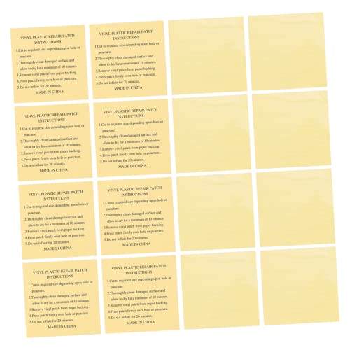 UPKOCH 20 Stück Aufblasbare Reparaturflicken für Selbstklebende Patch Sticker für Aufblasbare Spielzeuge Einfache Anwendung Stark und Langlebig von UPKOCH
