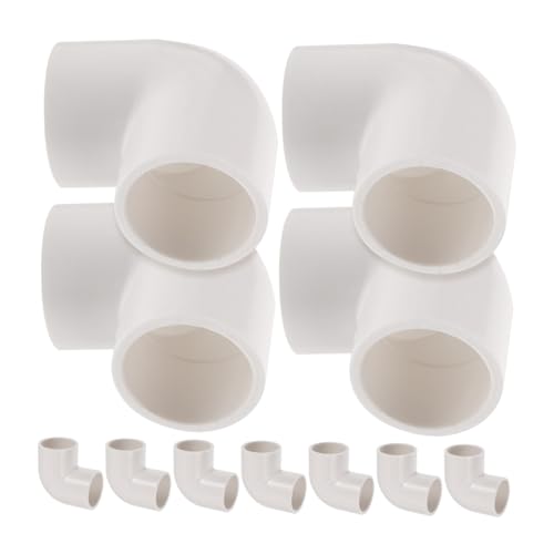 UPKOCH 20 Stück PVC Rohrverbinder Teiliges Wiederverwendbare Adapter für Hydroponik und Gartenbewässerungssysteme Langlebig und Robust für Kaltwasseranwendungen und Diy Projekte von UPKOCH