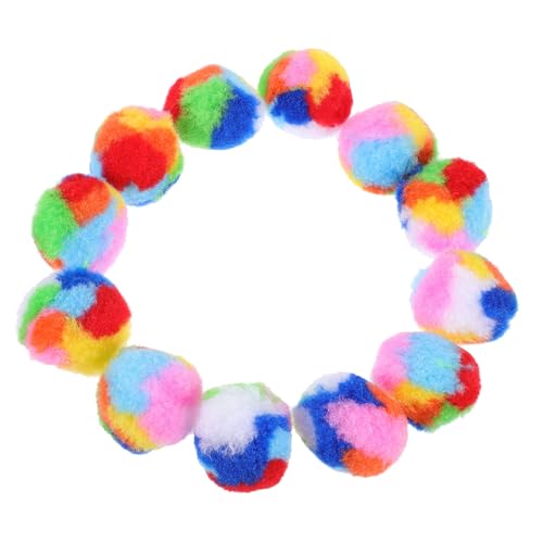 UPKOCH 20 Stück Teiliges Katzenspielzeug aus Bunten Regenbogen wollbällen Leichte Interaktive Katzenbälle für Indoor kätzchen Fördert Bewegung und Spielspaß Langlebig und Sanft von UPKOCH