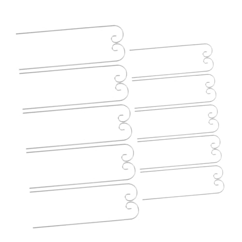 UPKOCH 20 Stück Teiliges Metall Hirtenhaken Wetterfeste Gartenstecker für Blumenampeln Solarleuchten Vogelhäuser Langlebige Pflanzenhalter für Außenbereich UPKOCH 20 Stück Teiliges Metall Hirtenhaken Wetterfeste Gartenstecker für Blumenampeln Solarleuchten Vogelhäuser Langlebige Pflanzenhalter für Außenbereich von UPKOCH