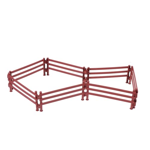 UPKOCH 20 Stück Teiliges Mini Gartenzaun Kunststoff Pferdezaun Zubehör für Bauernhof Dekoration und Rollenspiele Sicher und Robust ohne Tiere UPKOCH 20 Stück Teiliges Mini Gartenzaun Kunststoff Pferdezaun Zubehör für Bauernhof Dekoration und Rollenspiele Sicher und Robust ohne Tiere von UPKOCH