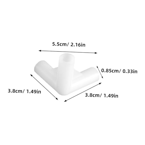 UPKOCH 20 Stück Teiliges Zeltverbinder Innenø Kunststoff Eckverbinder für Pavillon Überdachung Ersatzteile Robust und Leicht für Garten und Campingzelte von UPKOCH