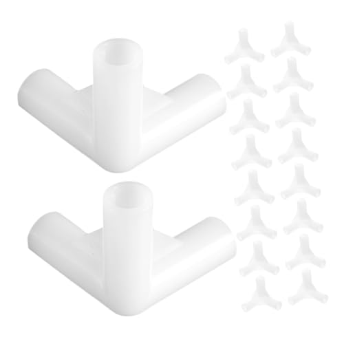 UPKOCH 25 Stück Teiliges Kunststoff Zeltstangen verbindungsstücke DREI Wege verbinder für Outdoor zelte Pavillon Ersatzteile Kompatibel mit Rohrdurchmesser Einfache Anbringung Langlebig UPKOCH 25 Stück Teiliges Kunststoff Zeltstangen verbindungsstücke DREI Wege verbinder für Outdoor zelte Pavillon Ersatzteile Kompatibel mit Rohrdurchmesser Einfache Anbringung Langlebig von UPKOCH