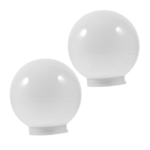 UPKOCH 2Stücke Acryl Lampenschirm Ersatz Kugelform für Außenleuchten Modischer Lampenabdeckung für Terrasse Wohnzimmer und Schlafzimmer Durchmesser Halterung UPKOCH 2Stücke Acryl Lampenschirm Ersatz Kugelform für Außenleuchten Modischer Lampenabdeckung für Terrasse Wohnzimmer und Schlafzimmer Durchmesser Halterung von UPKOCH