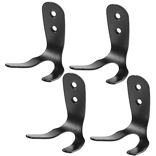 UPKOCH 3 Sätze Haken Für Schwimmbad Multifunktionale Aufhänger Für Handtücher Und Kleidung Schwarz Mit Robustem Design Für Outdoor Bereiche Und Einfache 4 Stück * 3 von UPKOCH