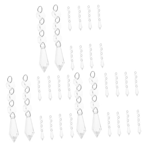 UPKOCH 3 Sätze Kristall Hängedekorationen Für Deckenlampen Für Hochzeiten Geburtstagsfeiern Und Besondere Anlässe Lichtreflexion Und Stilvolle Raumgestaltung 10 Stück * 3 von UPKOCH