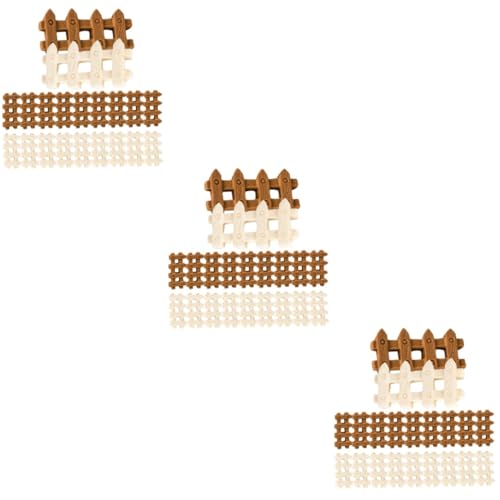 UPKOCH 3 Sätze Miniaturzaun Deko Zubehör Für Spielhäuser Miniaturprojekte Und Sicher Perfektes Bastelmaterial 30 Stück * 3 von UPKOCH