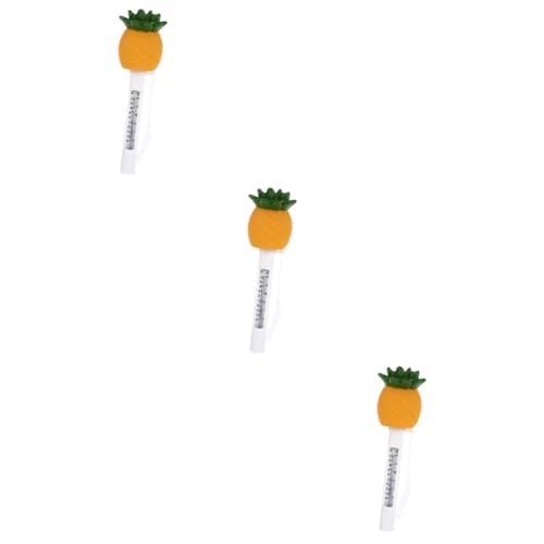 UPKOCH 3 Stück Schwimmendes Poolthermometer mit Präziser Temperaturmessung Lustiger Ananas Design für Pool Badewanne Teich und Aquarien UPKOCH 3 Stück Schwimmendes Poolthermometer mit Präziser Temperaturmessung Lustiger Ananas Design für Pool Badewanne Teich und Aquarien von UPKOCH