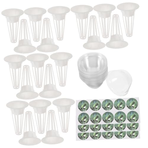 UPKOCH 30sätze Indoor Hydroponisches Anzuchtschale-Set Mit Deckel Keimglas-Set Für Keimung Von Pflanzen Hydrokultur Zubehör Combo Für Garten Und Baumschule UPKOCH 30sätze Indoor Hydroponisches Anzuchtschale-Set Mit Deckel Keimglas-Set Für Keimung Von Pflanzen Hydrokultur Zubehör Combo Für Garten Und Baumschule von UPKOCH