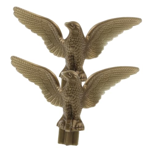 UPKOCH 4 Sätze Adler Kopf Gartenfahnenmast Dekoration Ornamental Flagpole Topper Für Gartenfahnen Einfache Und Robustes Design 2 Stück * 4 von UPKOCH