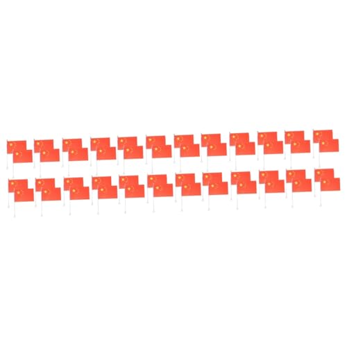 UPKOCH 4 Sätze Teiliges Saugnapf Fahnenmast Für Auto Stabiler Halter Für Verschiedene Flaggen Fensterdekoration Weißes Design 15 Stücke * 4 von UPKOCH
