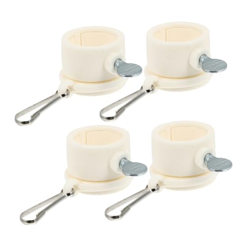 UPKOCH 4 Stck. Metall Fahnenmast Ringe Drehbare Clips für Fahnenmasten Zubehör für Installation von Außenfahnen Stabiler Halt und Flexible Rotation von UPKOCH