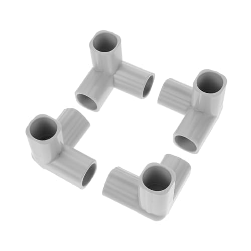 UPKOCH 4stücke PVC-t-verbindungsstücke Winkelrohr-eckverbinder Seitenauslass Zeltanschluss-t Sichere Montage von UPKOCH