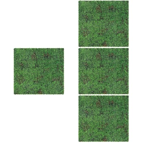 UPKOCH 4 Stück Künstliche Moosmatte Realistischer Kunstrasen für Garten und Dekorative Matte für und Außenanwendungen Pflegeleicht und Installieren von UPKOCH