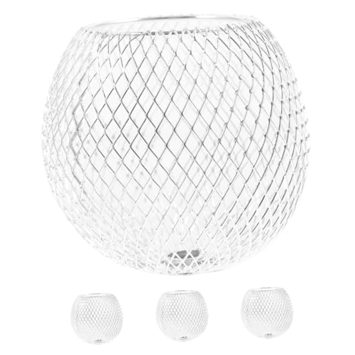 UPKOCH 4 Stück Metall Deckenlampe mit Kugel Lampenschirm Dekorative Leuchte für Essbereiche Gestaltete Lampenschirme mit Hohlem Design für Restaurants und Gemütliche von UPKOCH