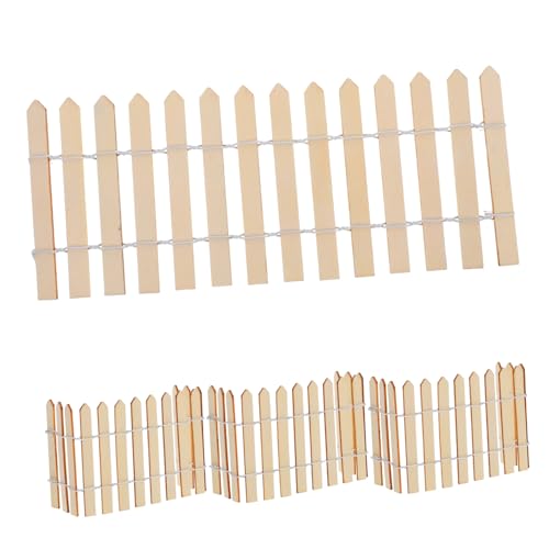 UPKOCH 4 Stück Miniatur Gartenzaun Teiliges für Diy Kunstprojekte Natürliche für Mikrolandschaften Dekorative Holzzäune für Garten Dekoration UPKOCH 4 Stück Miniatur Gartenzaun Teiliges für Diy Kunstprojekte Natürliche für Mikrolandschaften Dekorative Holzzäune für Garten Dekoration von UPKOCH