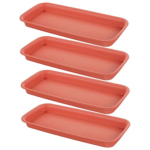 UPKOCH 4 Stück Rechteckige Pflanzuntersetzer Robustem Kunststoff Tropfschalen für Blumentöpfe für und Außenanwendungen Schützt Böden vor Wasser und Schmutz UPKOCH 4 Stück Rechteckige Pflanzuntersetzer Robustem Kunststoff Tropfschalen für Blumentöpfe für und Außenanwendungen Schützt Böden vor Wasser und Schmutz von UPKOCH