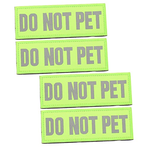 UPKOCH 4 Stück Reflektierende Service Hundepatches Selbstklebend Strapazierfähiges Atmungsaktiv und Leicht Geeignet für Hundegeschirre Sicherheitsaufnäher für Assistenzhunde UPKOCH 4 Stück Reflektierende Service Hundepatches Selbstklebend Strapazierfähiges Atmungsaktiv und Leicht Geeignet für Hundegeschirre Sicherheitsaufnäher für Assistenzhunde von UPKOCH
