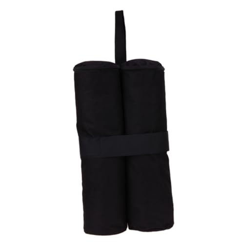 UPKOCH 4 Stück Sandsäcke zum Beschweren für Pavillon Gewichte aus Robustem Material mit Reißverschluss Verstärkten Ösen Windfeste Outdoor Gewichte für Zelt Sonnenschutzständer Schwarz von UPKOCH