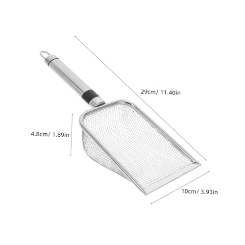 UPKOCH 4stücke Metall-erdsieb Griff Edelstahl-gartensieb Für Erde Sand Kompost Steine Pflanzbedarf Maschenweite Gartenkompost-siebpfanne Bagger-erdsieb von UPKOCH