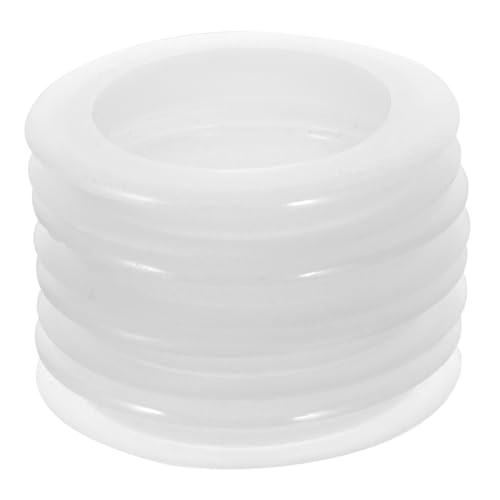 UPKOCH 4 Stück Transparent Tischschirmring Wetterfester Sonnenschirm Lochring Kratzfest Hitzebeständig Stabilisiert Gartentisch Schirmstange für Bar Terrasse Geeignet von UPKOCH