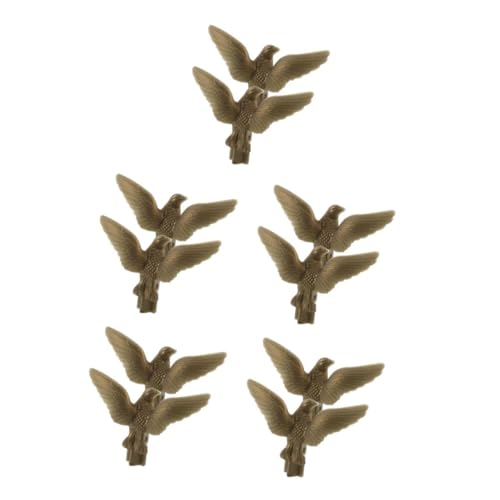 UPKOCH 5 Sätze Adler Fahnenmast Dekoration Eleganter Flaggenkopf Für Außenbereich Langlebiger Vielseitig Einsetzbar Für Garten Und Plätze 2 Stück * 5 von UPKOCH