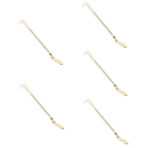 UPKOCH 5 Stück Bonsai Rake Werkzeug Gartenwerkzeug für Topfpflanzen und Bonsai Robuste Handliche Edelstahlkonstruktion Verarbeitung für Einfache Handhabung für Gartenpflege und von UPKOCH
