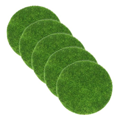 UPKOCH 5 Stücke Künstliche Moos Für Handwerk Synthetische Rasen Matte Gefälschte Für Moos Für Dekorieren Landschaft von UPKOCH