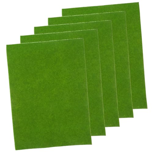UPKOCH 5 Stück Mit Nylon beflocktes Gras Kunstrasen Rasenteppiche im Freien Modell Rasen Grasteppich im Freien Grasmatte Sandtisch-Rasenmodell Rasen für Sandtisch Plastik Light Green UPKOCH 5 Stück Mit Nylon beflocktes Gras Kunstrasen Rasenteppiche im Freien Modell Rasen Grasteppich im Freien Grasmatte Sandtisch-Rasenmodell Rasen für Sandtisch Plastik Light Green von UPKOCH