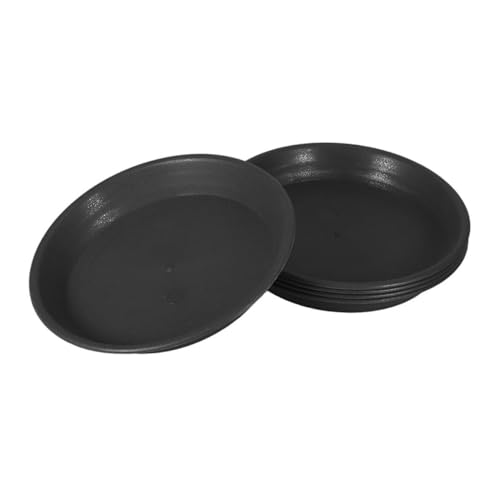 UPKOCH 5 Stück Pflanzuntersetzer aus Robustem PP und Harz Runde Pflanzenschalen mit Innendurchmesser Wasserfeste Abtropfschalen für Blumentöpfe für Innen Außenbereiche Bodenschutz von UPKOCH