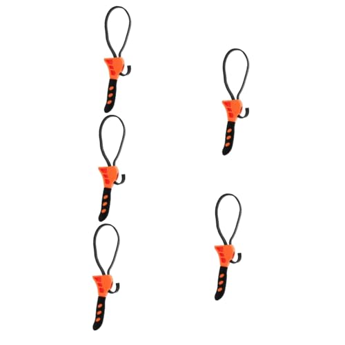 UPKOCH 5 Stück Verstellbarer Ölfilter Schlüssel Flaschenöffner Multifunktionales Werkzeug für Klempner und Tragbar Kompakt und Ergonomisch Orange von UPKOCH
