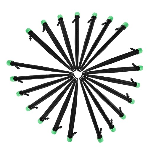 UPKOCH 50 Stück Einstellbare Tropfbewässerung Tropfer mit Sprühkopf und Löchern Erdspieß Bewässerungssystem für Garten Gewächshaus und Hochbeete Stabiles Drip Irrigationsset UPKOCH 50 Stück Einstellbare Tropfbewässerung Tropfer mit Sprühkopf und Löchern Erdspieß Bewässerungssystem für Garten Gewächshaus und Hochbeete Stabiles Drip Irrigationsset von UPKOCH