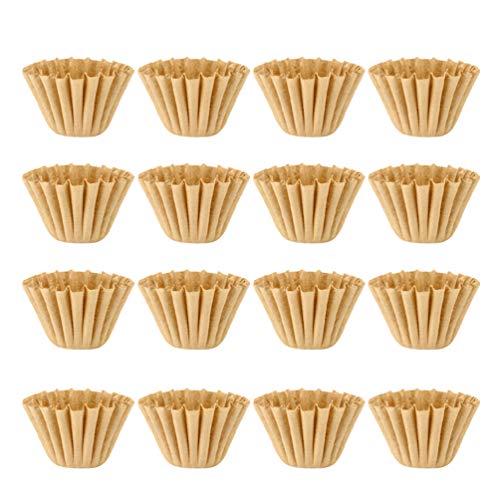 50 Stück Ungebleichte Kaffeefilter Papierfiltertüten, Gleichmäßiger Kaffeefluss Für 1-4 Tassen, Perfektes Accessoire Für Zuhause Und Küche von UPKOCH