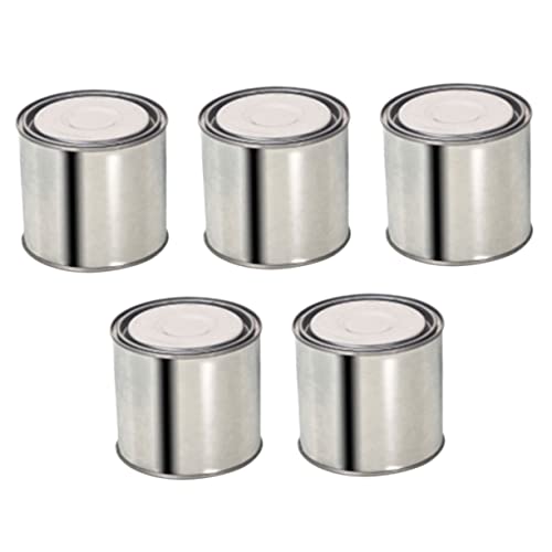 UPKOCH 5stücke Teiliges Metallfarbdosen Leere Runde Aufbewahrungsbehälter Für Ölfarbe Und Pigmente Luftdicht Aus Hochwertigem Blech Für Maler Und Kreative Projekte von UPKOCH