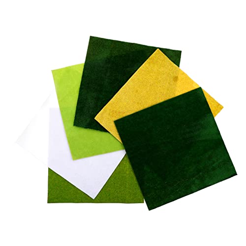 UPKOCH 6 Stück Sandiger Rasen Synthetisches Unterlage Anlage Grasteppich Kunstrasenbürste Rasenmatten Gartenzubehör Künstlich Rasengras Gefälscht Fälschung Beflockung Von Kraftpapier von UPKOCH