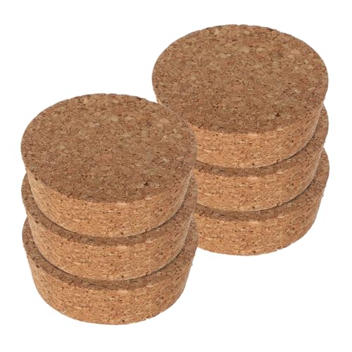 UPKOCH 6 Stück Teiliges Glasflaschen Korkstopfen Dichter Verschluss gegen Wasserverdunstung Leicht Einzusetzen Vielseitig für Hydroponik Terrarien Pflanzenvasen und Einmachgläser von UPKOCH