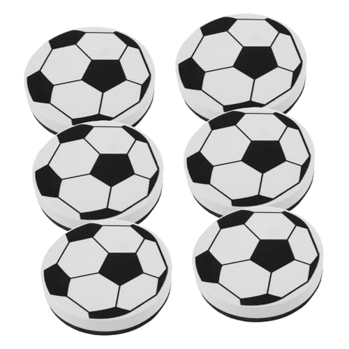 UPKOCH 6 Stück Teiliges Whiteboard Radiergummi Wiederverwendbar Magnetisch Haftend Waschbar Weicher Eva Ergonomisch für Schule Büro und Zuhause Dekorativ mit Ball Design von UPKOCH