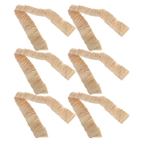 UPKOCH 6 Stück künstliches Strohdach: Miniatur-Kunststrohdach für Heimwerkerarbeiten – Grasdach für kleine Modellhäuser und Gartendekorationen UPKOCH 6 Stück künstliches Strohdach: Miniatur-Kunststrohdach für Heimwerkerarbeiten – Grasdach für kleine Modellhäuser und Gartendekorationen von UPKOCH