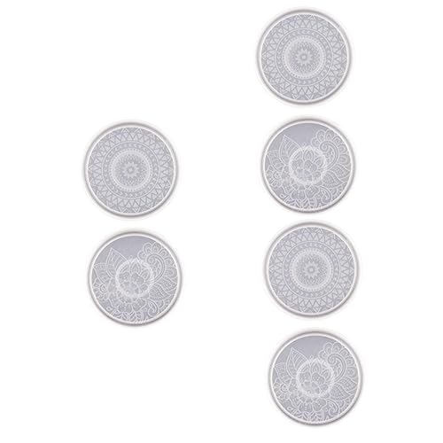 UPKOCH 6stücke Untersetzer Form Epoxidharz Gussform Für Runde Mandala-muster Tassenuntersetzer Geeignet Für Kreative Handwerksprojekte Und Geschenkideen UPKOCH 6stücke Untersetzer Form Epoxidharz Gussform Für Runde Mandala-muster Tassenuntersetzer Geeignet Für Kreative Handwerksprojekte Und Geschenkideen von UPKOCH