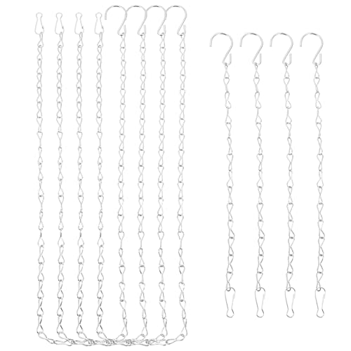 UPKOCH 8 Stück Hängende Ketten für Gartenpflanzen Teiliges Rostfreier Metallkette mit Verstellbarem Haken für Blumentöpfe Vogelhäuser und Dekorative Laternen und Lange Ketten für UPKOCH 8 Stück Hängende Ketten für Gartenpflanzen Teiliges Rostfreier Metallkette mit Verstellbarem Haken für Blumentöpfe Vogelhäuser und Dekorative Laternen und Lange Ketten für von UPKOCH