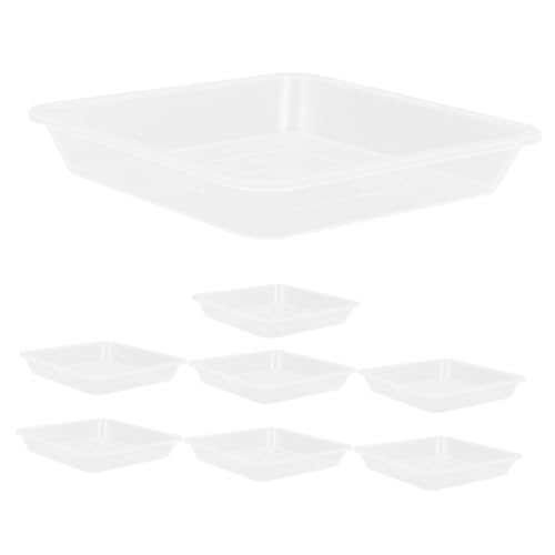 UPKOCH 8 Stück Teiliges Quadratische Pflanzuntersetzer Transparent mit Dicker Basis Stabile Abtropfschale für Blumentöpfe Langlebig Leicht zu Reinigen für Drinnen und Draußen Schützt UPKOCH 8 Stück Teiliges Quadratische Pflanzuntersetzer Transparent mit Dicker Basis Stabile Abtropfschale für Blumentöpfe Langlebig Leicht zu Reinigen für Drinnen und Draußen Schützt von UPKOCH