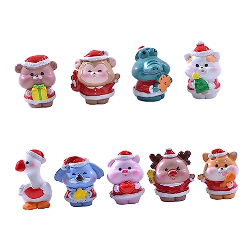 UPKOCH 9 Stück Teiliges Weihnachts Miniatur Tier Sicherem Harz Vielseitige Xmas Micro Szene Accessoires für Tisch Bonsai und Kleine Schneelandschaften Süße Festliche Deko für Innenräume UPKOCH 9 Stück Teiliges Weihnachts Miniatur Tier Sicherem Harz Vielseitige Xmas Micro Szene Accessoires für Tisch Bonsai und Kleine Schneelandschaften Süße Festliche Deko für Innenräume von UPKOCH