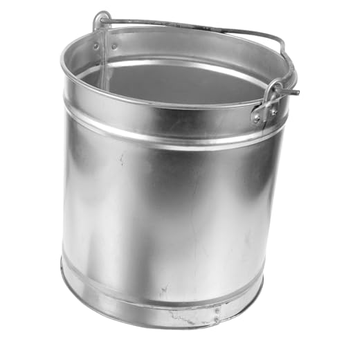 UPKOCH Ascheimer Metall Praktischer Aschenkübel für Feuerstelle und Grill Tragbarer Garten Inkinerator Rustikales Design für Innen und Außenbereiche von UPKOCH
