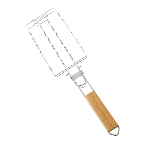 UPKOCH BBQ Grillrost Grillrost Mesh Grillen Grill Barbecue Elastisches Fleischnetz Grillnetz Rack Barbecue Backnetz Mehrzweck Grillplatte Barbecue Grillnetz Edelstahl von UPKOCH