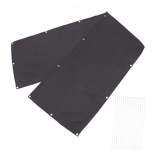 UPKOCH Balkon Sichtschutzschirm Uv Beständiger Sonnenschutz mit Ösen und Kabelbindern Eleganter Sichtschutz für Garten und Terrasse Installieren Atmungsaktives Material Schattenspendend von UPKOCH