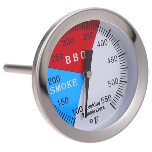 UPKOCH Bbq Thermometer Analog Grill Thermometer mit Edelstahl Fühler für Backofen Smoker Ofenthermometer mit Großer Ablesbarer Anzeige Langlebig Präzise Temperaturmessung für Küchen und UPKOCH Bbq Thermometer Analog Grill Thermometer mit Edelstahl Fühler für Backofen Smoker Ofenthermometer mit Großer Ablesbarer Anzeige Langlebig Präzise Temperaturmessung für Küchen und von UPKOCH