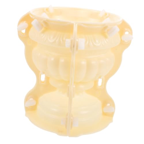 UPKOCH Blumentopf form Kunststoff Robust DIY Pflanzkübel Modell Europäischer Stil Wiederverwendbar für Beton Zement Bastelideen Zimmerpflanzen Übertöpfe von UPKOCH