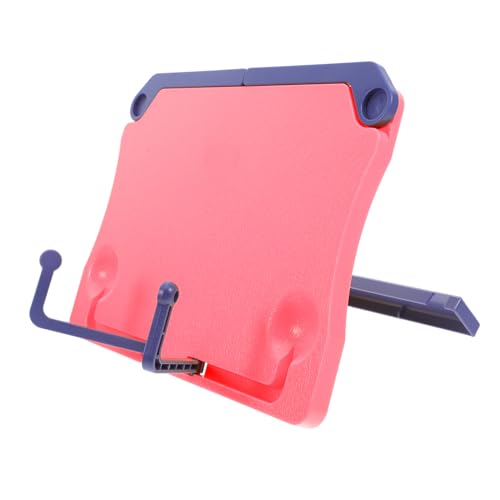 UPKOCH Bücherregal Staffelei Musikzubehör Musikständer liefert leichter Notenständer Buchhalter Stand Tabletop -Musikständer Tragbarer Notenständer tragbarer Bücherständer Abs Rosa von UPKOCH